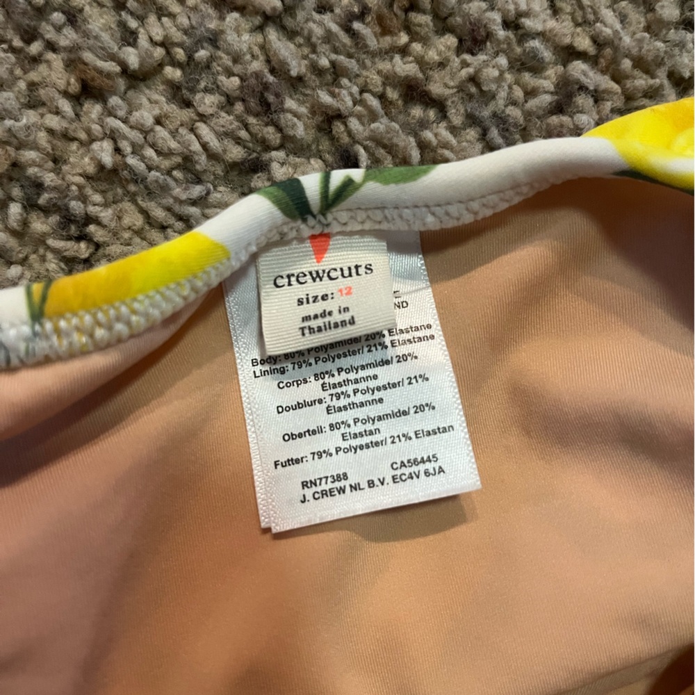 J. Crew Kids Bikini with Lemon Print - Picture 6 of 6